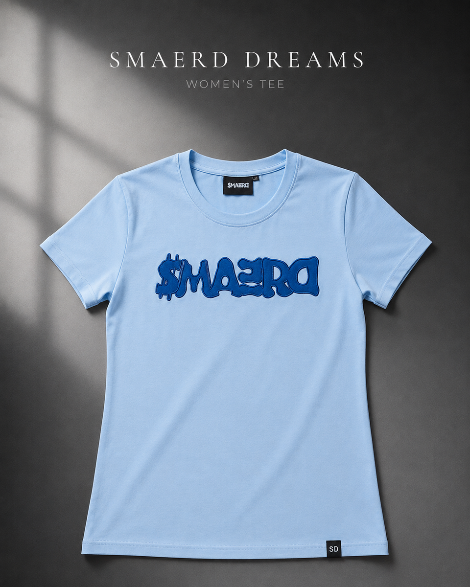 WMS NEW SUEDE AMBITIONS - Skyline Blue Women's T-Shirt