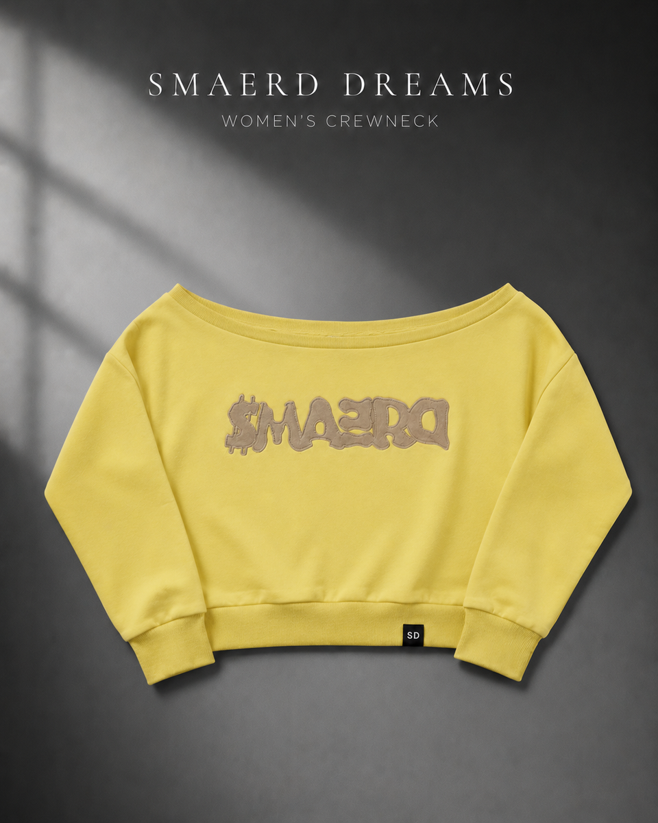 Suede Ambitions - Wmns - Mars Yellow - Crew Neck