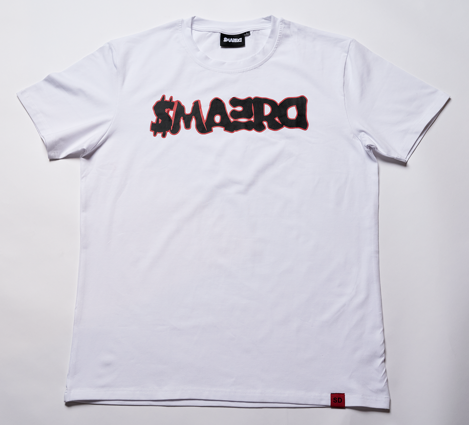 WMS NEW SMAERD OG - Snow White/Asphalt/Blood Red Women's T-Shirt